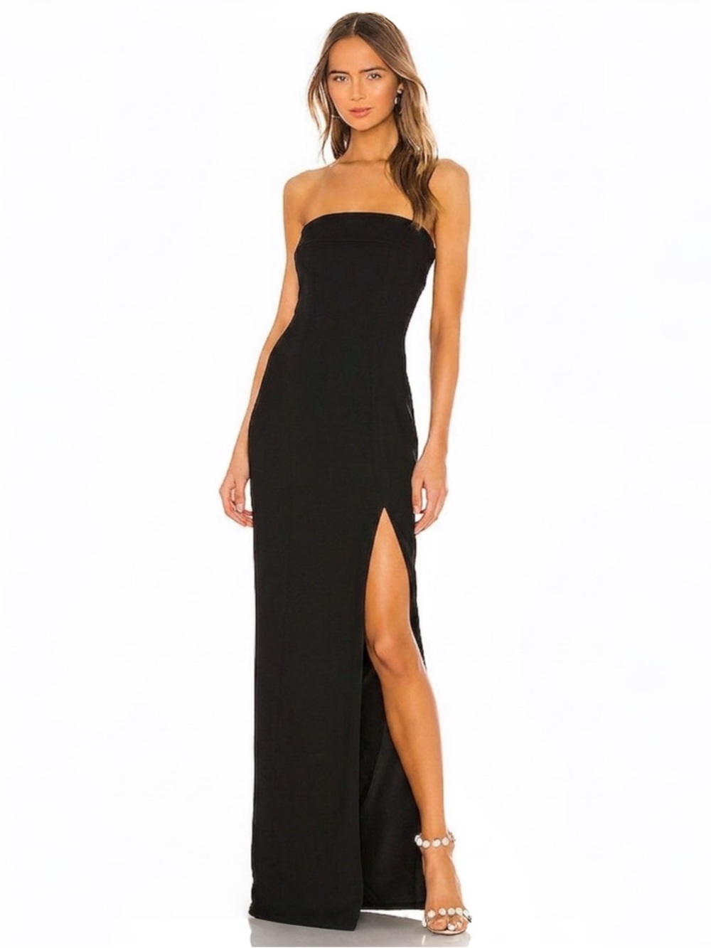 Jay Godfrey Oliver Black Strapless Gown Sz 4 MSRP $395 NWT